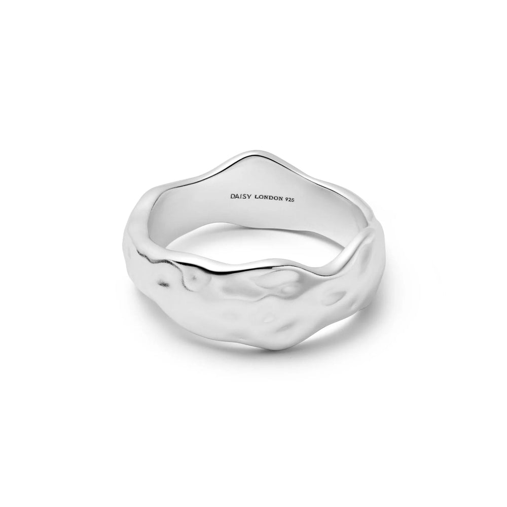 Daisy Organic Chunky Band Ring - MococoDaisy LondonSSR08_SLV_XS5056104130544Rings