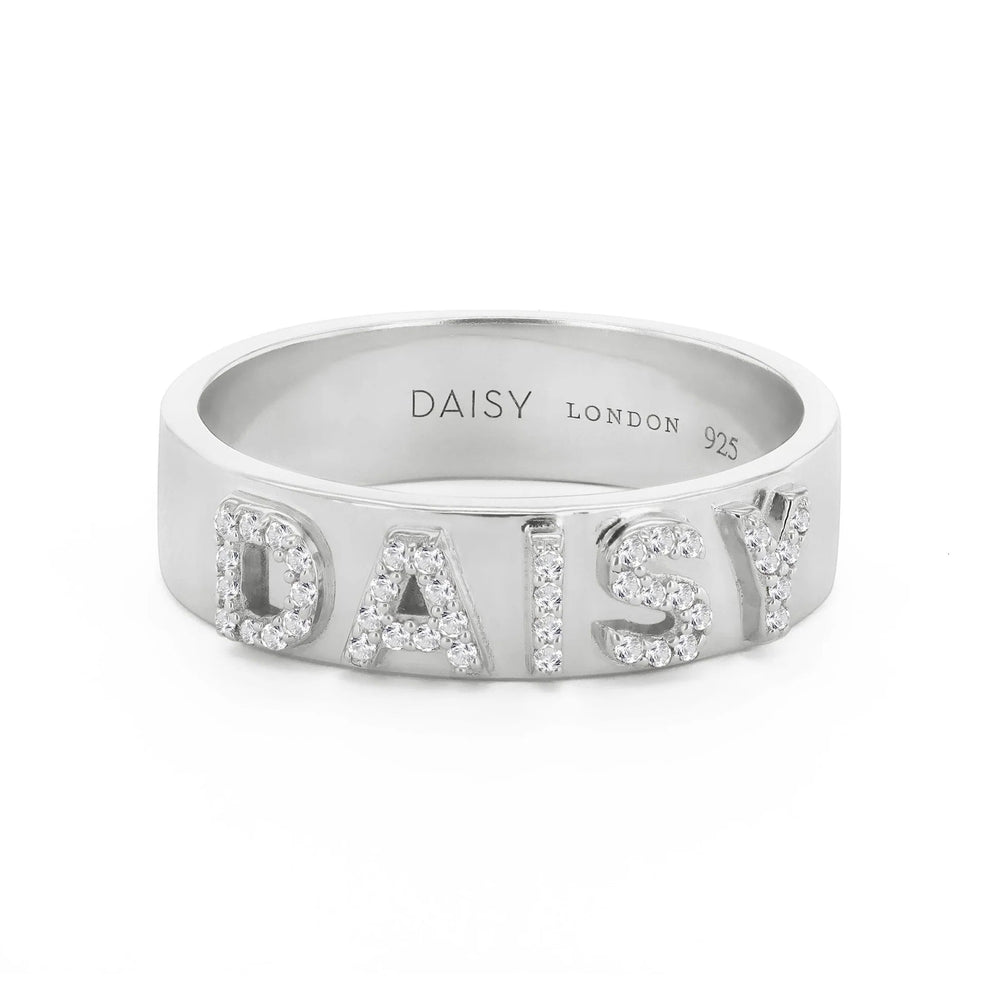 Daisy Personalised Crystal Ring - MococoDaisy LondonRings
