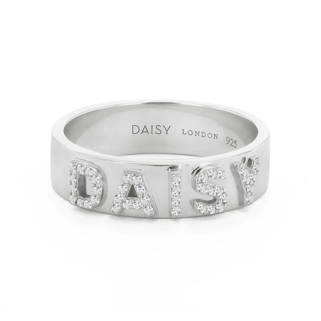 Daisy Personalised Crystal Ring - MococoDaisy LondonRings