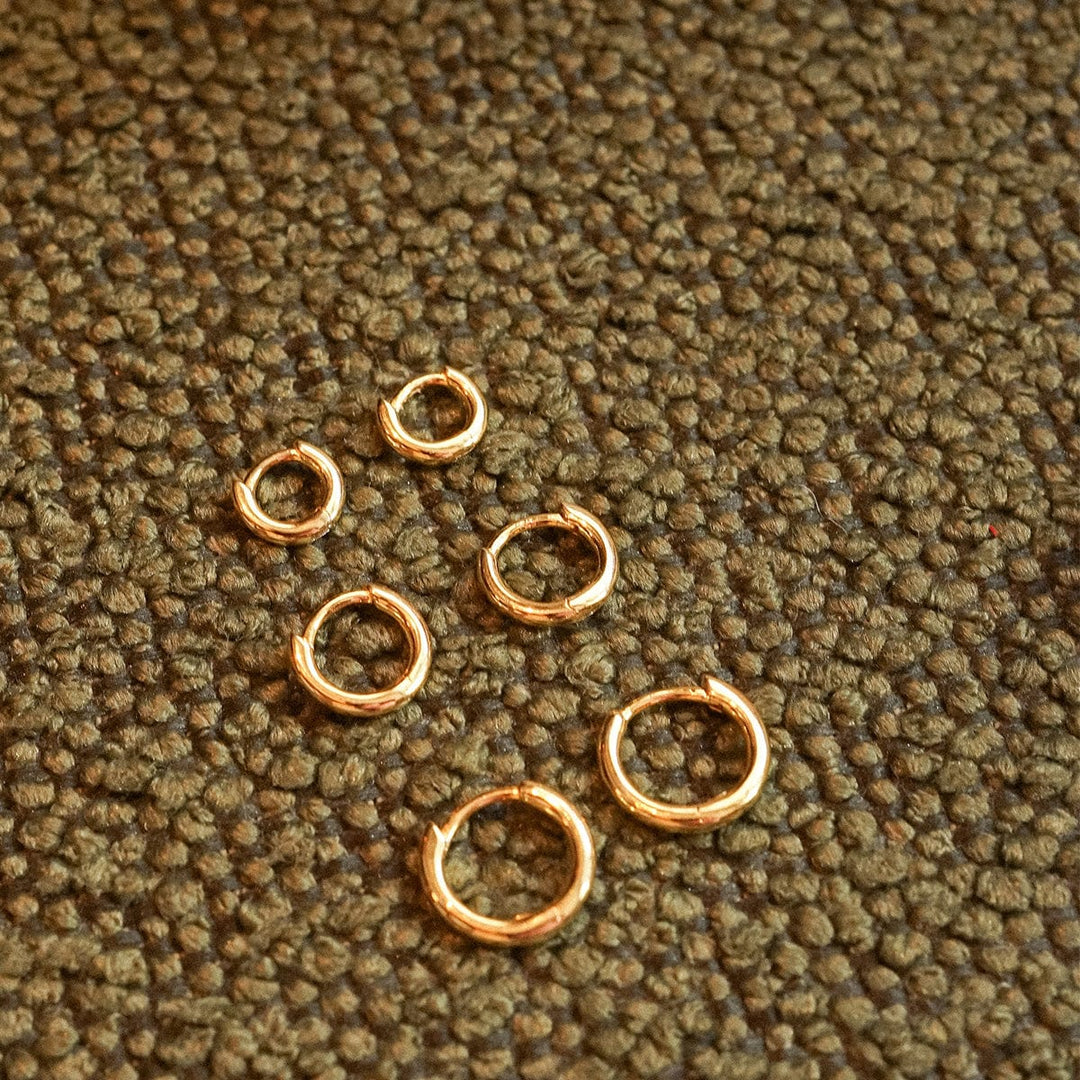 Daisy Polly Essential Gold Plate Huggie Earrings - MococoDaisy LondonSPE17_GPEarrings