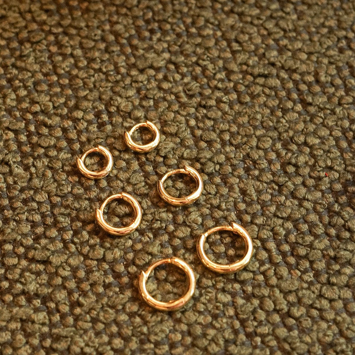 Daisy Polly Essential Gold Plate Huggie Earrings - MococoDaisy LondonSPE17_GPEarrings