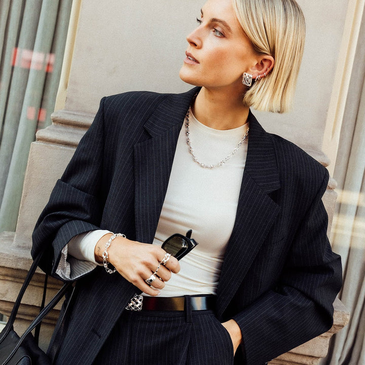 Daisy Polly Sayer Black Onyx Bobble Ring - MococoDaisy LondonSPR07_SLV_XS5056104132920Rings