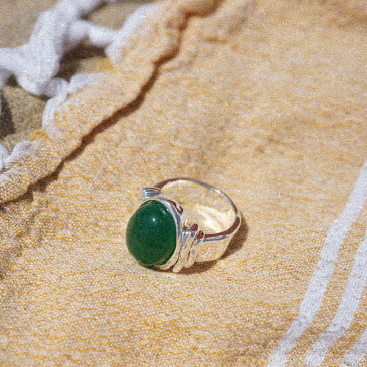 Daisy Polly Sayer Chunky Gemstone Ring - MococoDaisy LondonSPR11_SLV_XS5056104134351Rings