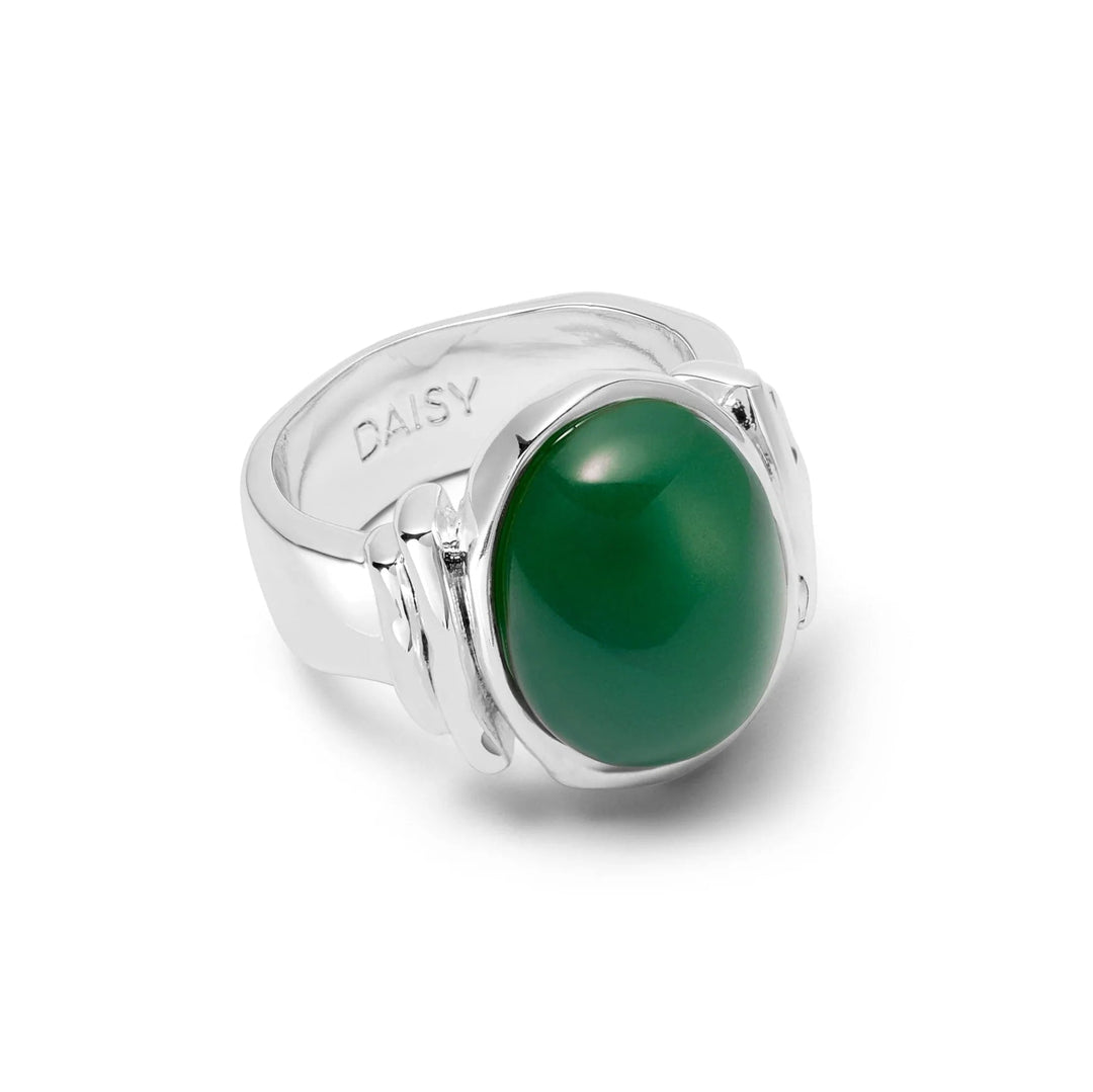 Daisy Polly Sayer Chunky Gemstone Ring - MococoDaisy LondonSPR11_SLV_XS5056104134351Rings