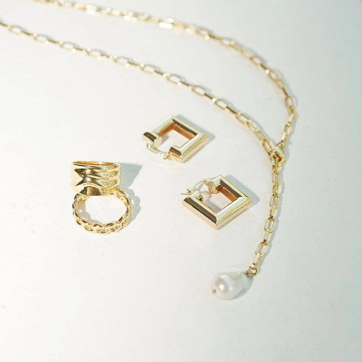 Daisy Polly Sayer Chunky Tidal Ring - MococoDaisy LondonSPR04_SLV_XS5056104127902Rings