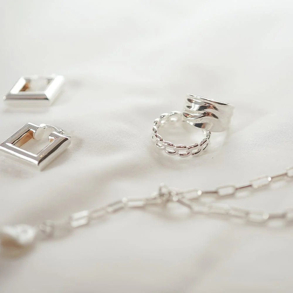 Daisy Polly Sayer Chunky Tidal Ring - MococoDaisy LondonSPR04_SLV_XS5056104127902Rings