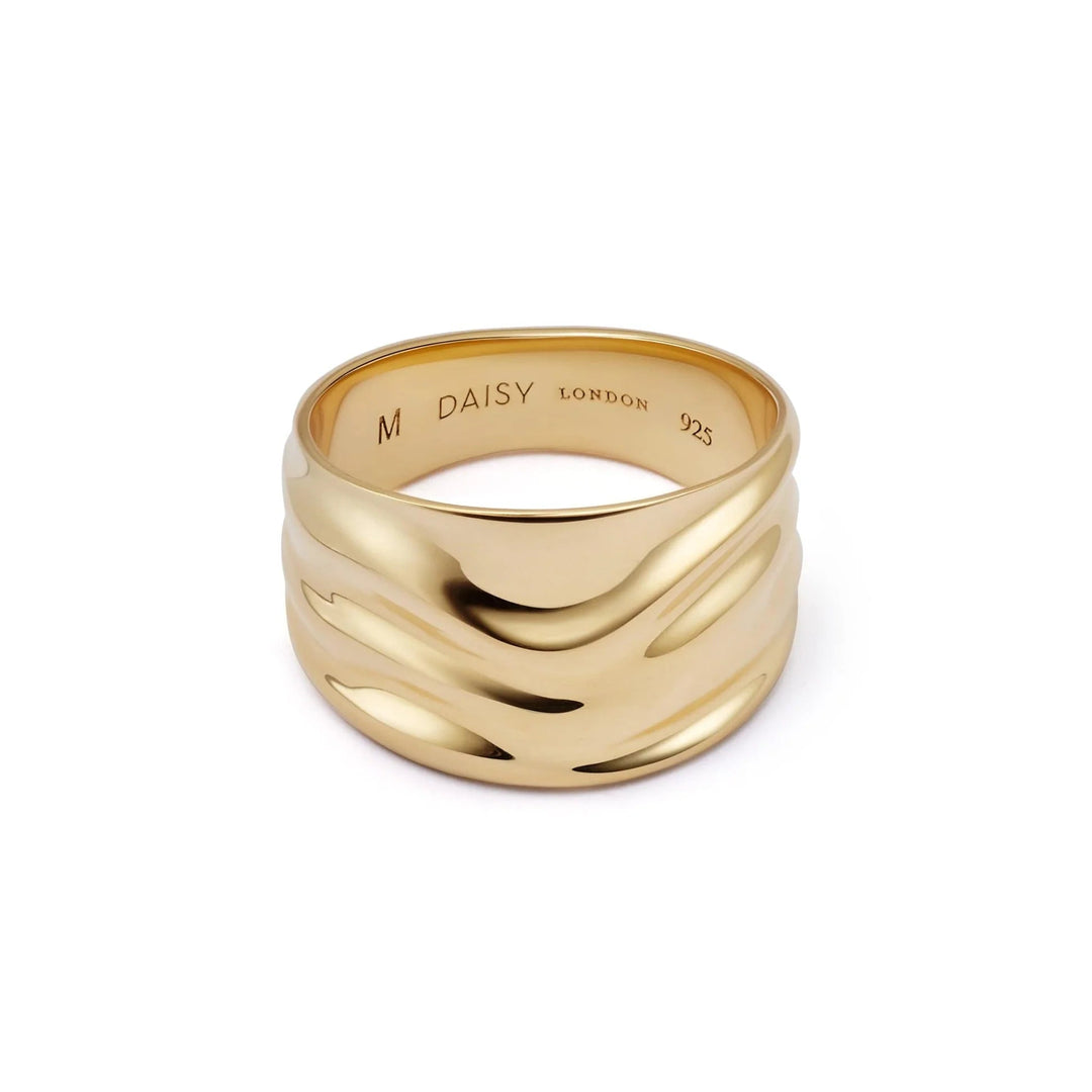 Daisy Polly Sayer Chunky Tidal Ring - MococoDaisy LondonSPR04_GP_XS5056104127858Rings