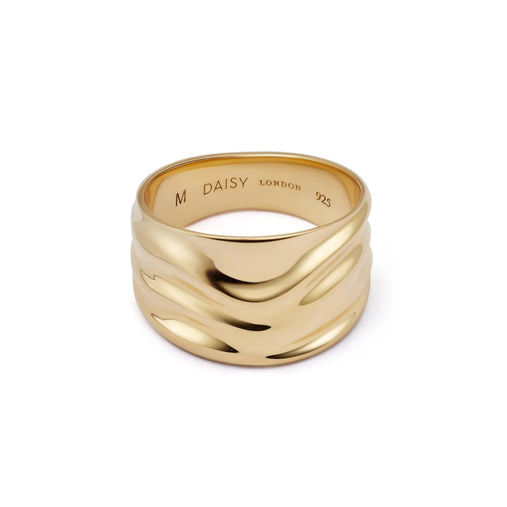 Daisy Polly Sayer Chunky Tidal Ring - MococoDaisy LondonSPR04_GP_XS5056104127858Rings