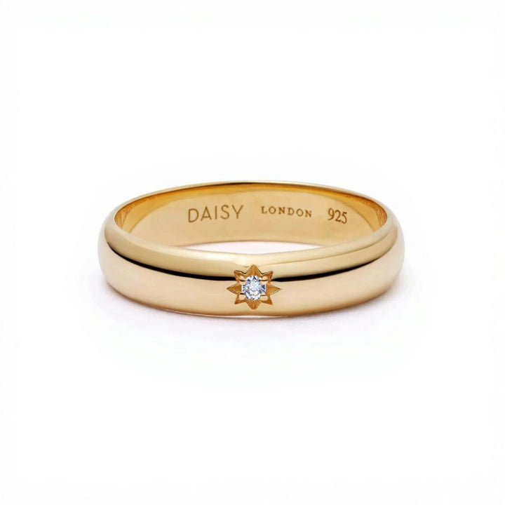 Daisy Shining Star Stacking Ring - MococoDaisy LondonFGR04_GP_XS5056104125793Rings