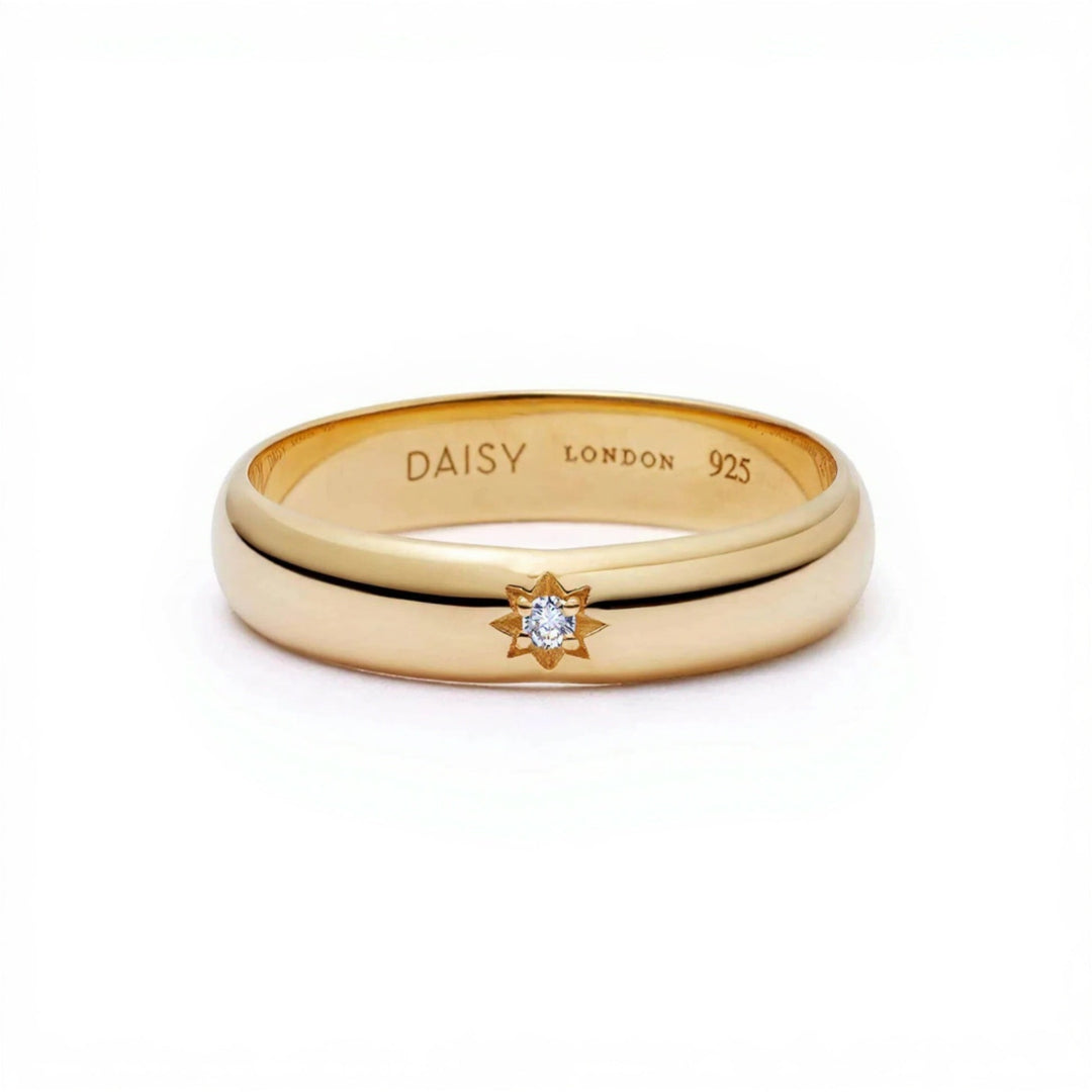 Daisy Shining Star Stacking Ring - MococoDaisy LondonFGR04_GP_XS5056104125793Rings