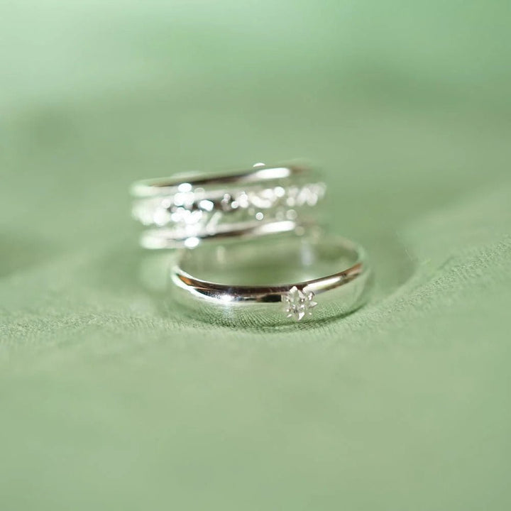 Daisy Shining Star Stacking Ring - MococoDaisy LondonFGR04_SLV_XS5056104125946Rings