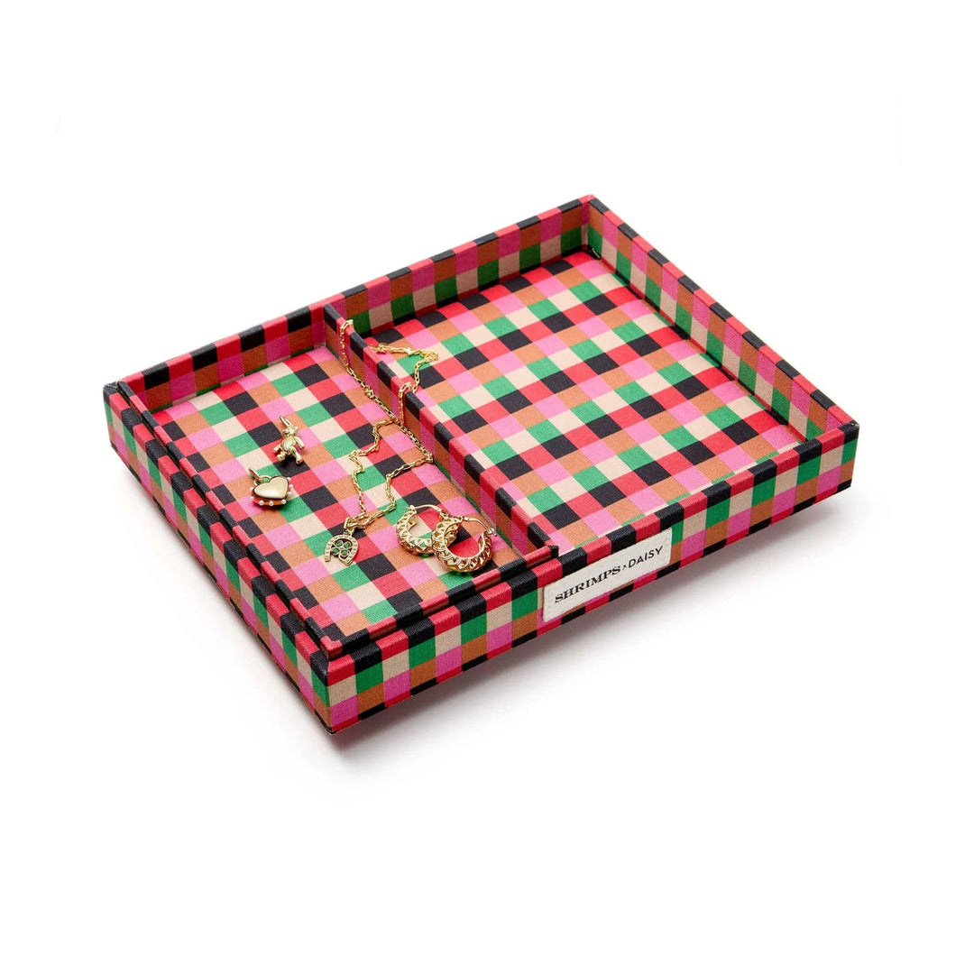 Daisy Shrimps Pink Trinket Tray - MococoDaisy LondonJC010Jewellery Case