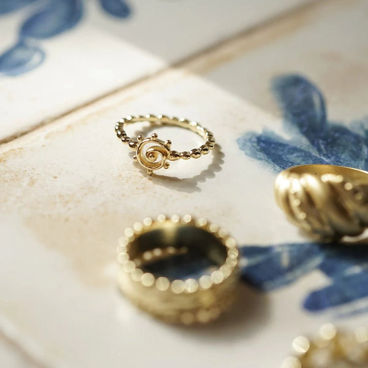 Daisy Spiral Sun Stacking Ring - MococoDaisy LondonSSR11_SLV_XS5056104135662Rings