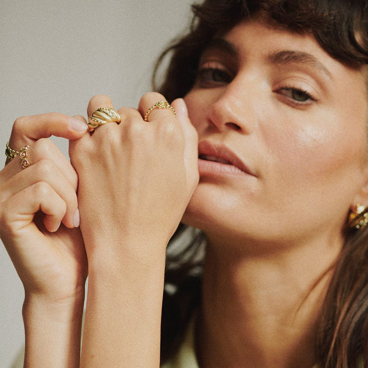 Daisy Spiral Sun Stacking Ring - MococoDaisy LondonSSR11_SLV_XS5056104135662Rings