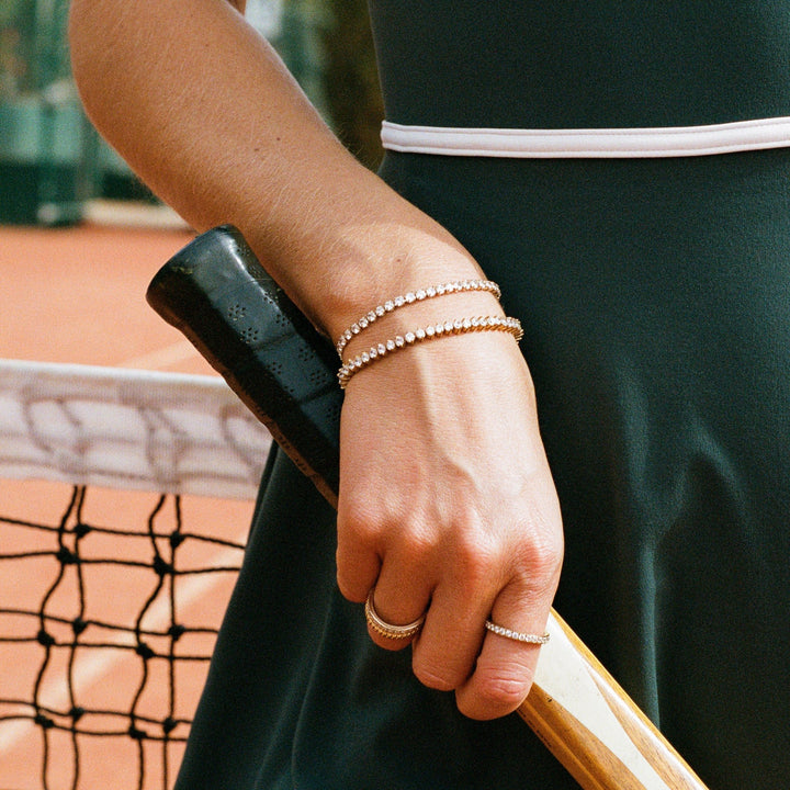 D.Louise Gold Cubic Zirconia Tennis Bracelet - MococoD.LouiseGB-043-165060915003829Bracelets