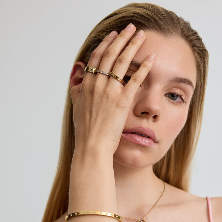 D.Louise Gold Eternity Stacking Ring - MococoD.LouiseYBR-007-005Rings