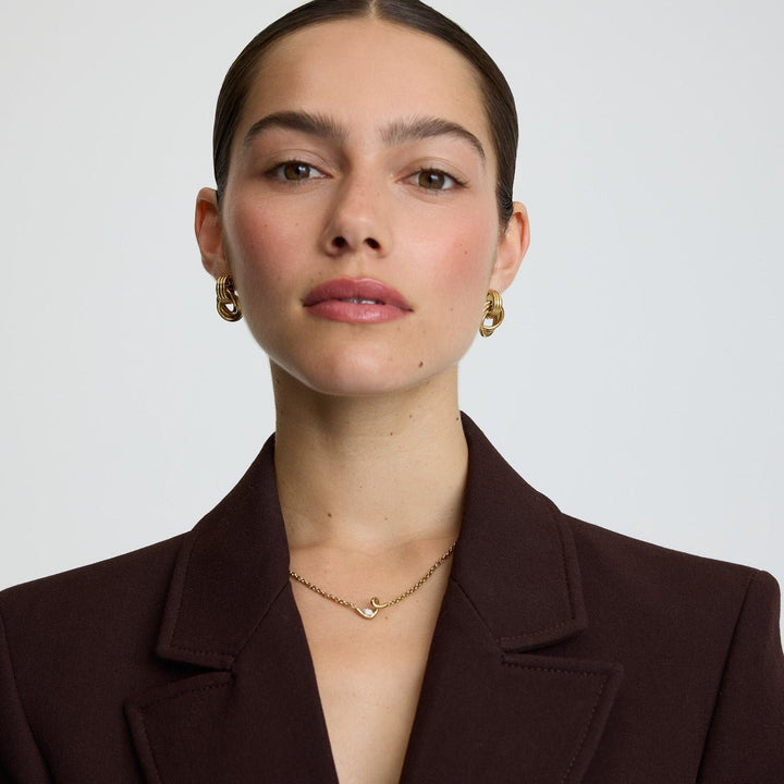 D.Louise Gold Knot Statement Studs - MococoD.LouiseNAE-145061094521654Earrings