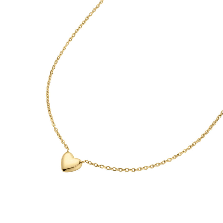 D.Louise Gold Mini Heart Pendant Necklace - MococoD.LouiseSKN-61Necklaces