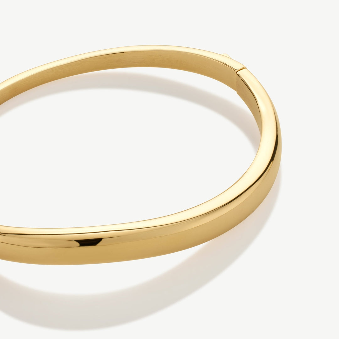D.Louise Gold Wave Bangle - MococoD.LouiseSKB-039-01Bracelets