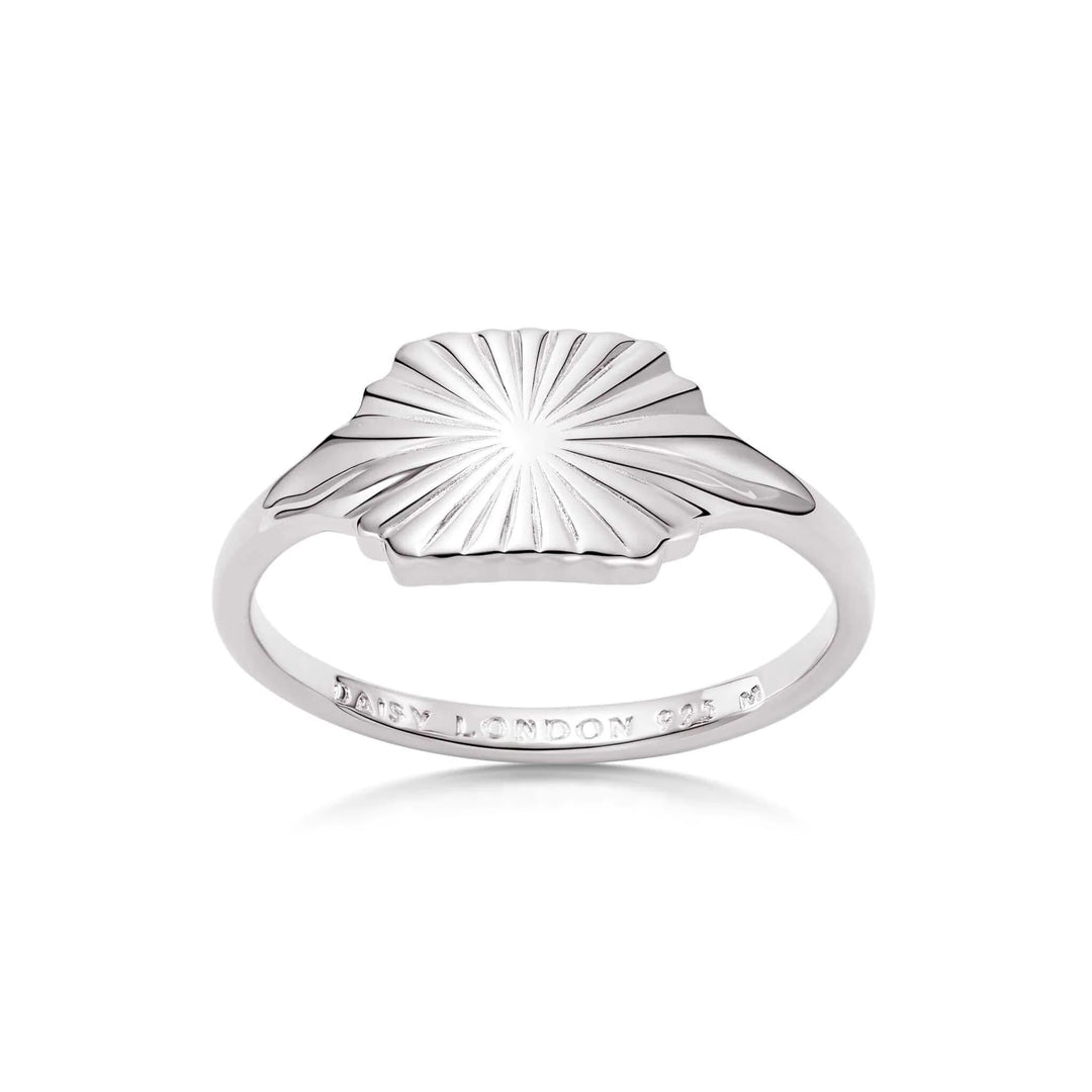 Daisy Estée Lalonde Sunburst Shield Ring