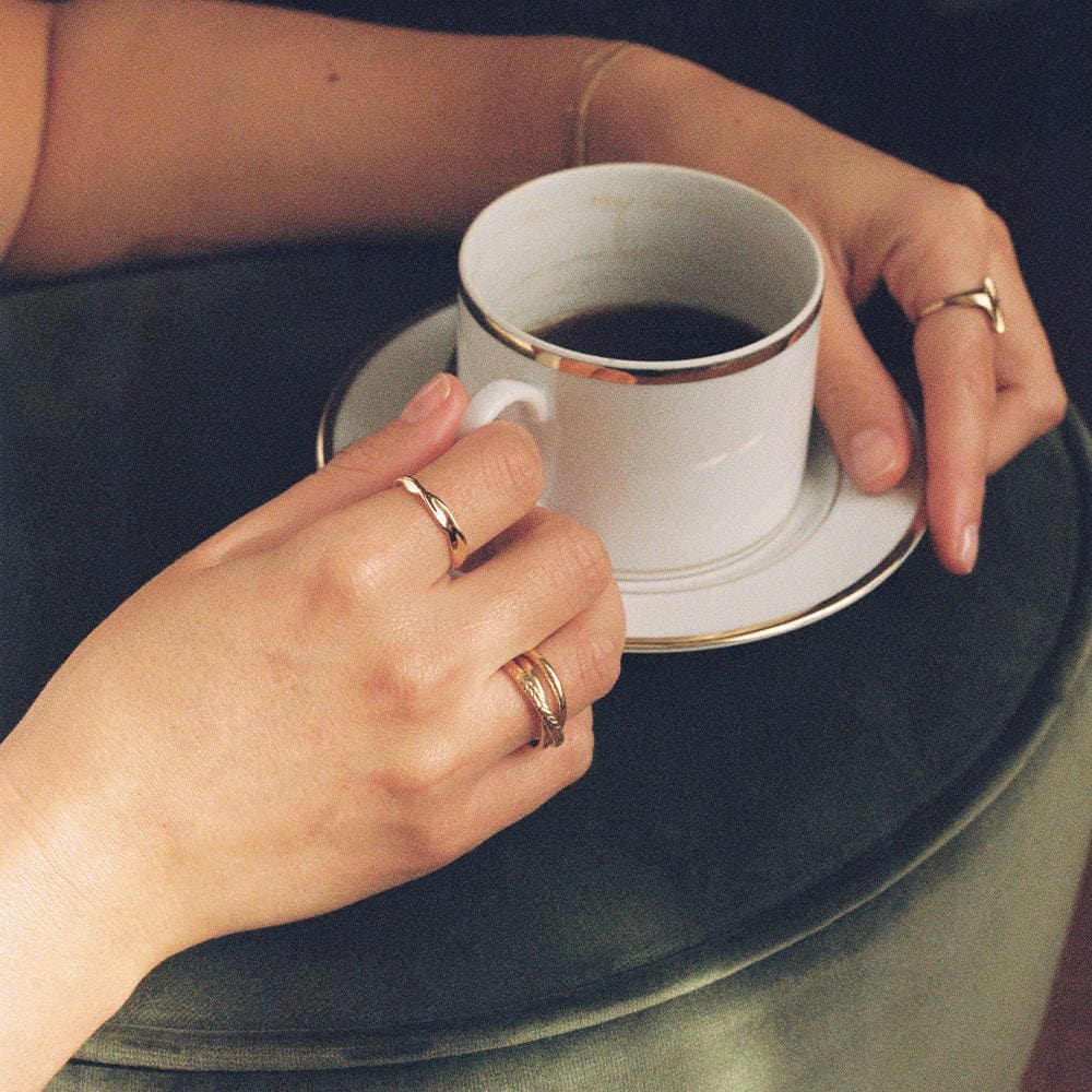 Daisy Estée Lalonde Wavy Stacking Ring