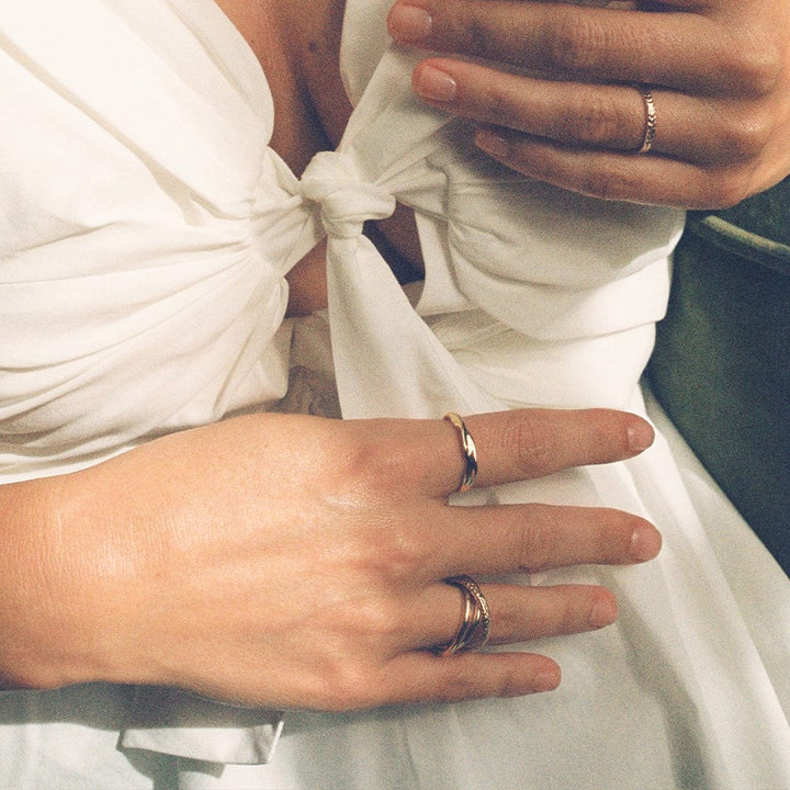 Daisy Estée Lalonde Wavy Stacking Ring