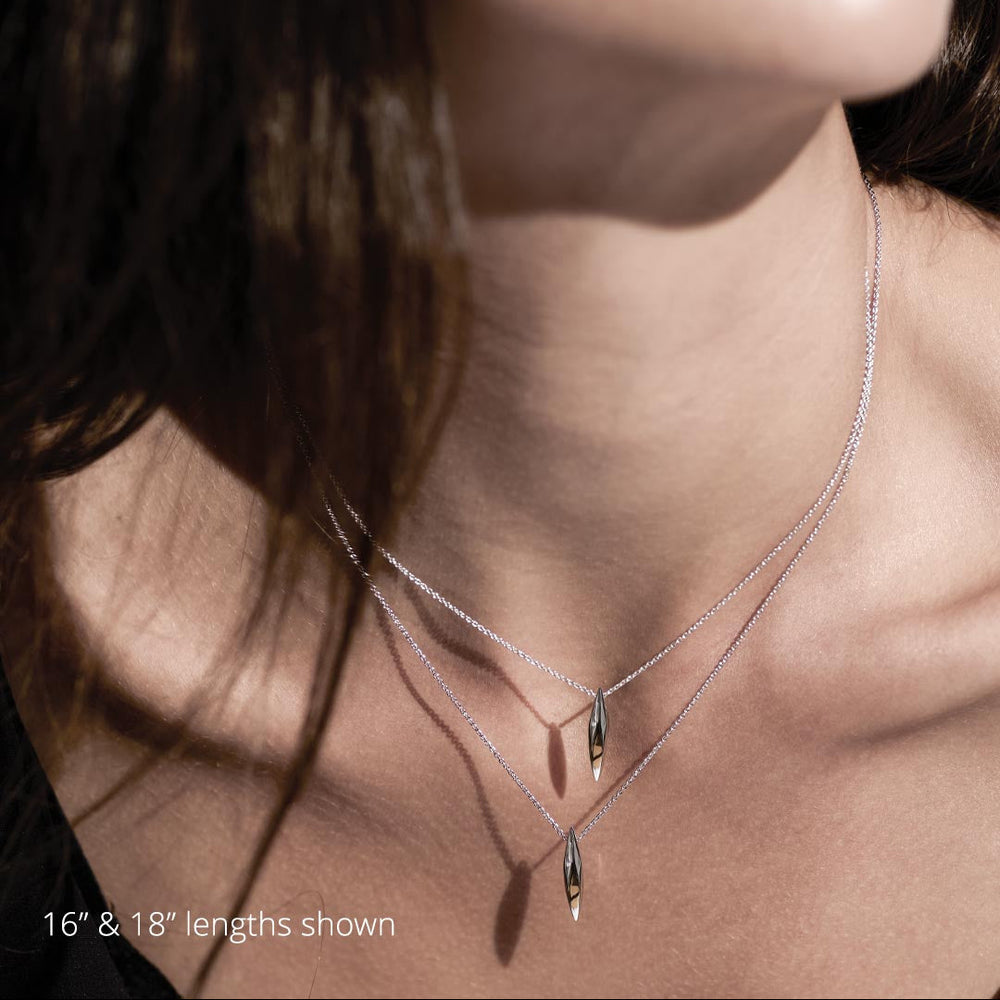 Kit Heath Glint Midi Necklace Sterling Silver 45.7 cm