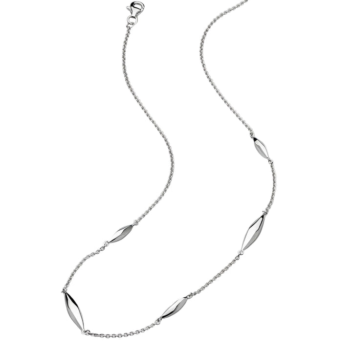 Kit Heath Glint Station Necklace Sterling Silver 45.7 cm