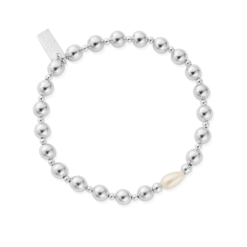 ChloBo Silver Feature Pearl Bracelet Image