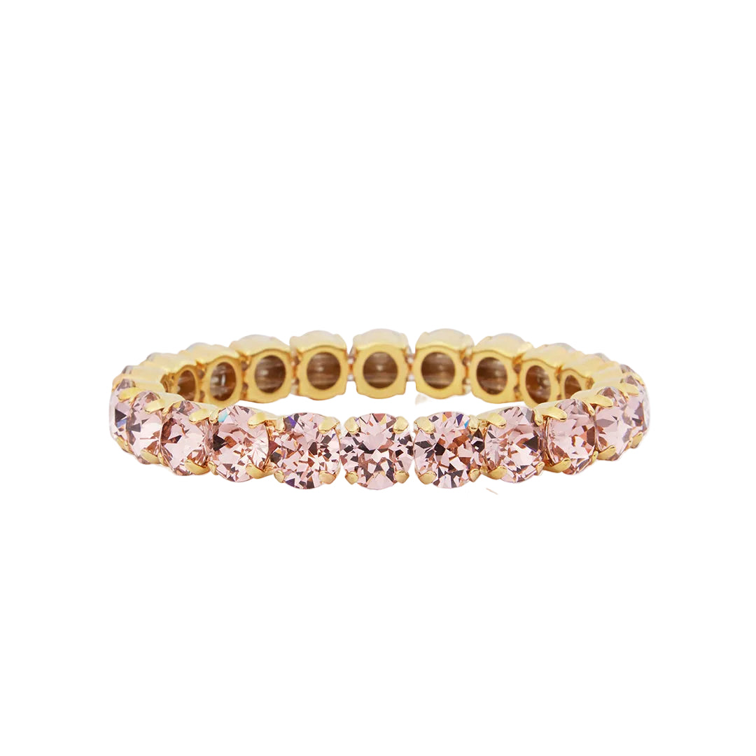 Caroline Svedbom Gia Stud Bracelet Vintage Rose Crystal