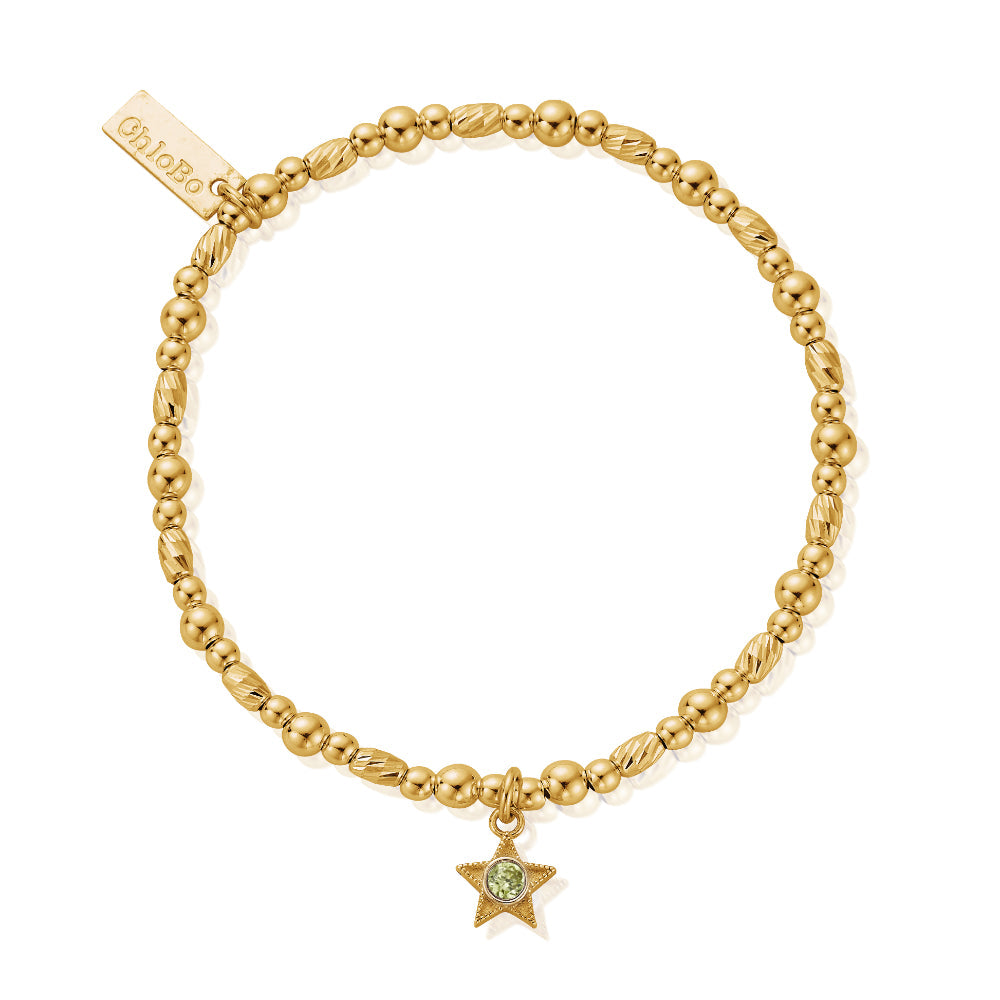 Chlobo 18CT Gold Plated Birthstone Bracelet image 7