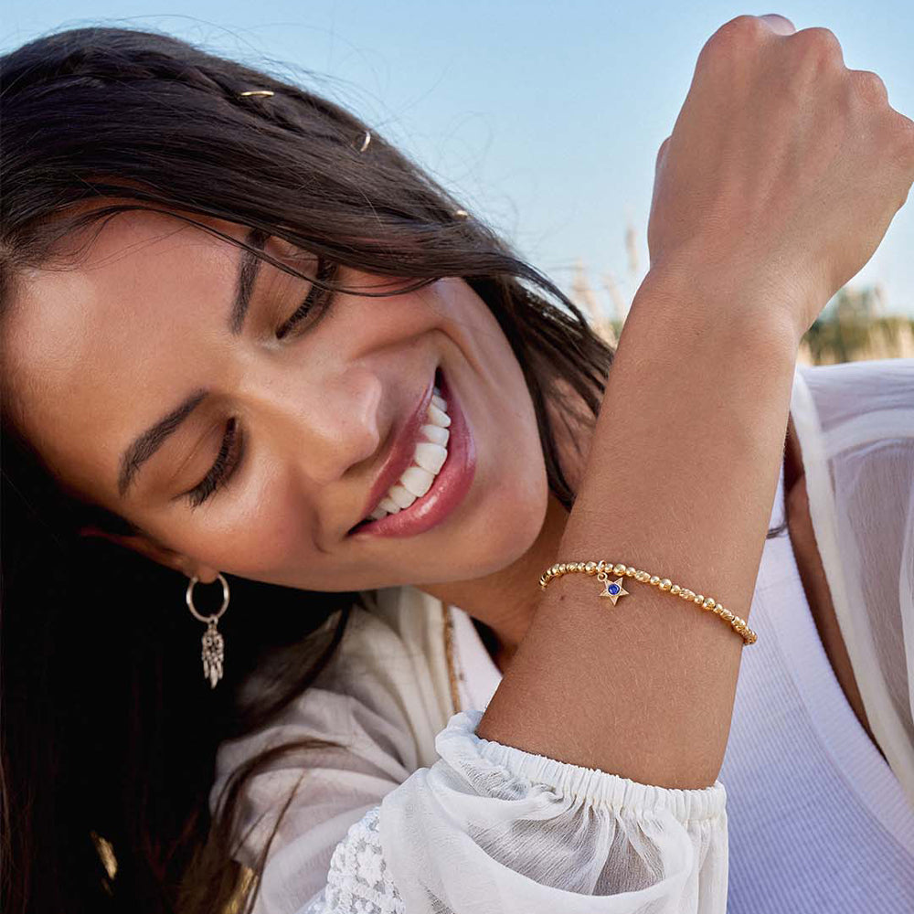 Chlobo 18CT Gold Plated Birthstone Bracelet image 16