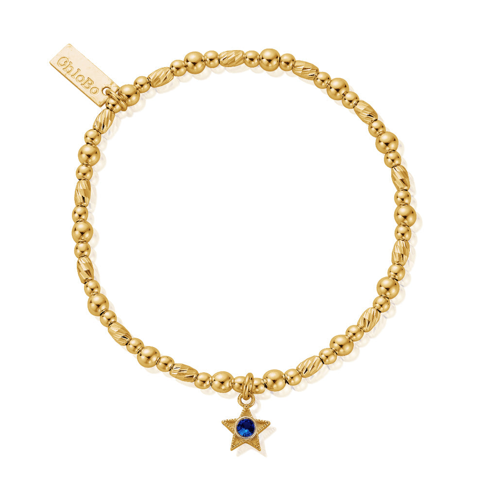 Chlobo 18CT Gold Plated Birthstone Bracelet image 11
