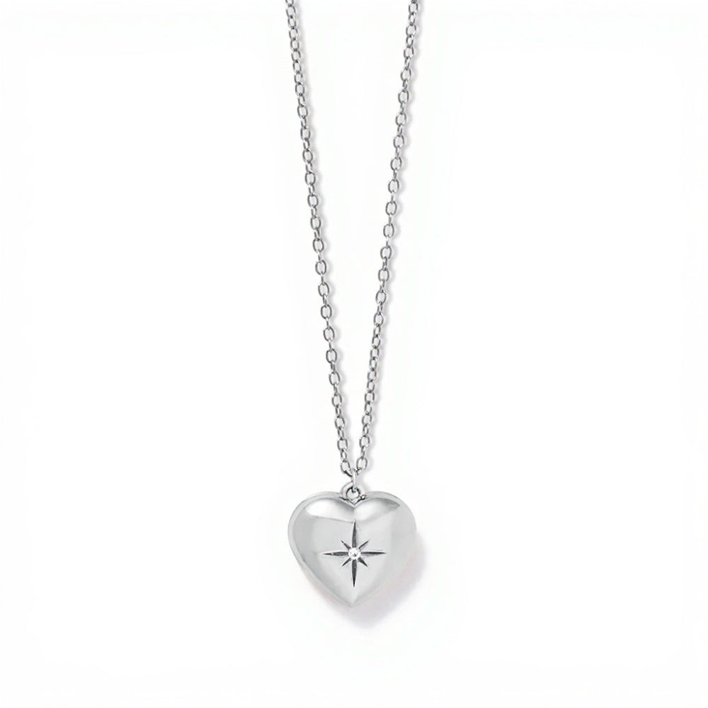 Astley Clarke Mini Heart Locket Necklace - Personalized Sterling Silver or Gold Vermeil