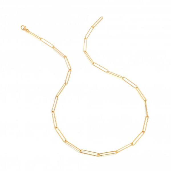 Hot Diamonds 18CT Gold Plated Sterling Silver Embrace Square Wired Chain - 50 cm image 2