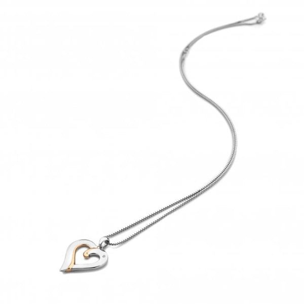 Hot Diamonds 18CT Rose Gold Plate and Silver Elegant Pendant - MococoHot DiamondsDP6875055069034829Necklaces