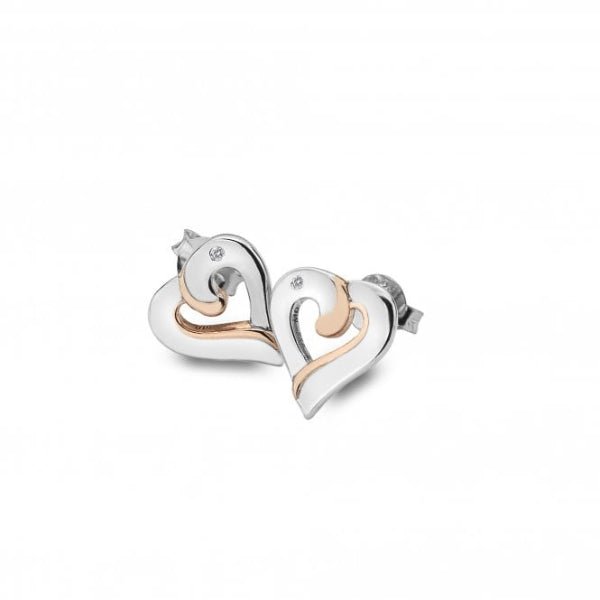 Hot Diamonds 18CT Rose Gold Plate and Silver Sure Earrings - MococoHot DiamondsDE5465055069034591Earrings