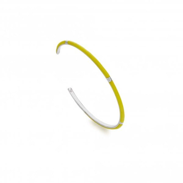 Hot Diamonds Enamel Plated Silver X TG Enamel Bangle Bracelet - MococoHot DiamondsDC1955055069055381Bracelets