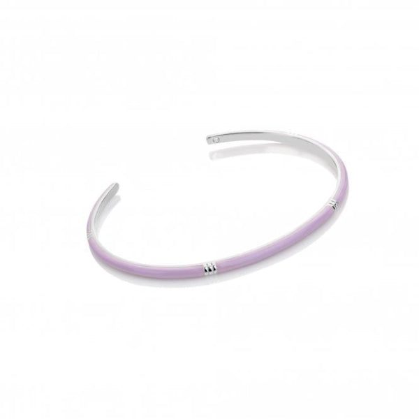 Hot Diamonds Enamel Plated  Silver X TG Enamel Bangle Bracelet