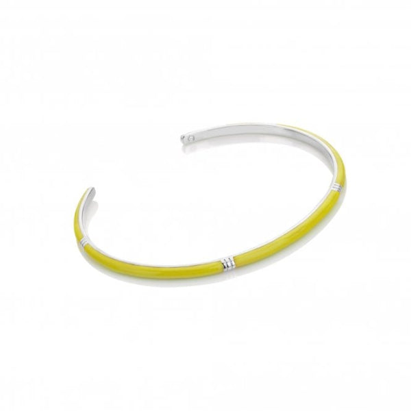 Hot Diamonds Enamel Plated  Silver X TG Enamel Bangle Bracelet