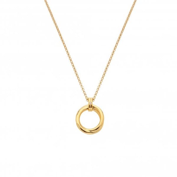 Hot Diamonds Gold Aura Pendant - MococoHot DiamondsDP10225055069055688Necklaces