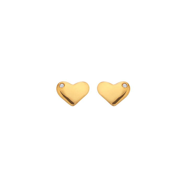Hot Diamonds Gold Desire Heart Stud Earrings - MococoHot DiamondsDE7815055069052809Earrings