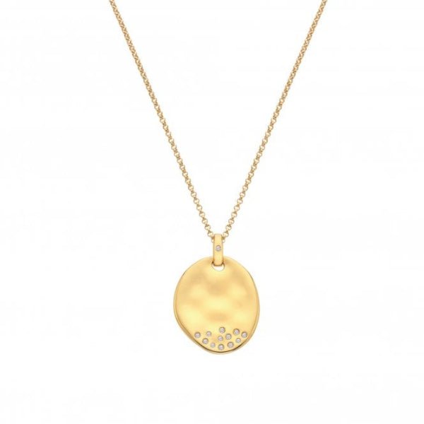 Hot Diamonds Gold Illuminate Pendant - Large - MococoHot DiamondsDP10215055069055633Necklaces