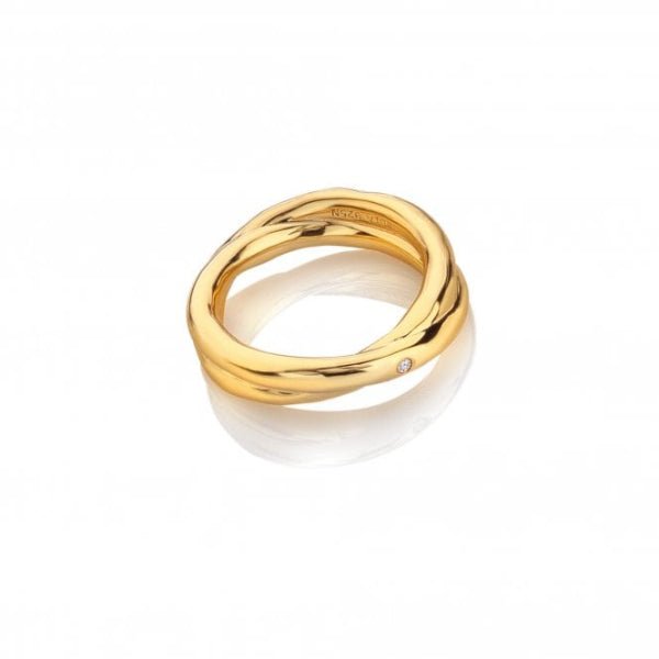 Hot Diamonds Gold Jac Jossa Aura Ring - MococoHot DiamondsDR292/L5055069055756Rings
