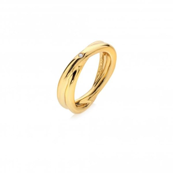 Hot Diamonds Gold Jac Jossa Aura Ring - MococoHot DiamondsDR292/L5055069055756Rings