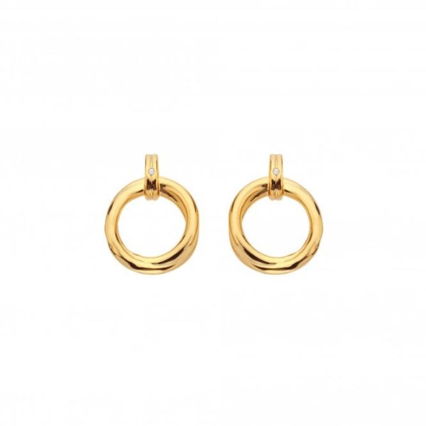 Hot Diamonds Gold Jac Jossa Aura Stud Earrings - MococoHot DiamondsDE8135055069055718Earrings