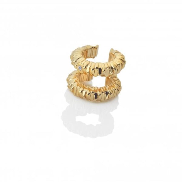 Hot Diamonds Gold Jac Jossa Believe Double Ear Cuff - MococoHot DiamondsDE6695055069045580Earrings