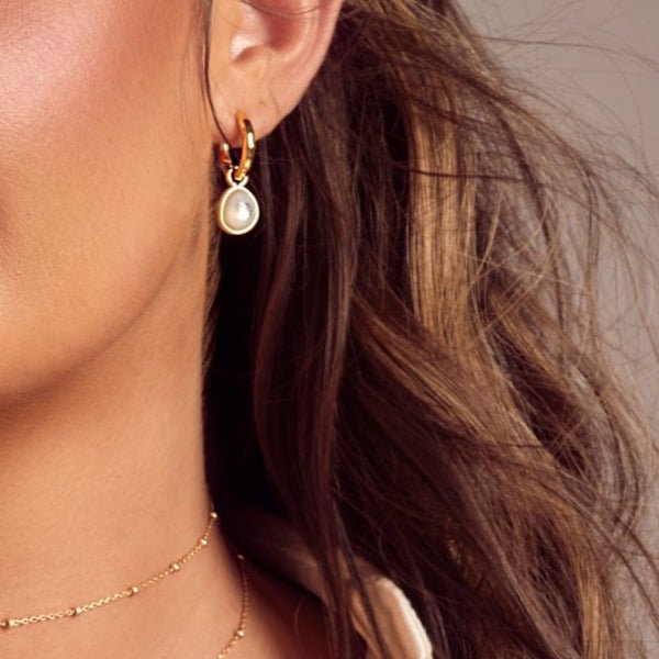 Hot Diamonds Gold Jac Jossa Calm Mother Of Pearl Earrings - MococoHot DiamondsDE6715055069045603Earrings