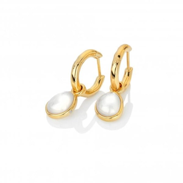 Hot Diamonds Gold Jac Jossa Calm Mother Of Pearl Earrings - MococoHot DiamondsDE6715055069045603Earrings
