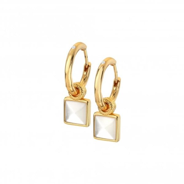 Hot Diamonds Gold Jac Jossa Calm Mother of Pearl Square Earrings - MococoHot DiamondsDE7145055069049069Earrings